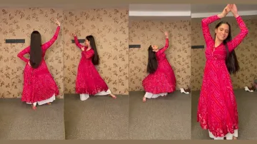 Ankita Lokhande dance on Ranveer singh and deepika padukone hit song Laal Ishq watch video - India TV Hindi