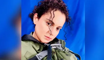 Kangana Ranaut shooting of Tejas wrote Mood when you have not had a break in ages- India TV Hindi