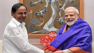 KCR meets Modi in Delhi with bouquet of requests- India TV Hindi