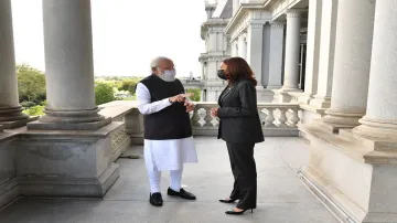 PM Narendra Modi & US VP Kamala Harris - India TV Hindi