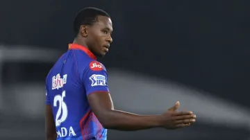 <p>Kagiso Rabada reacts about DC to qualify for playoffs</p>- India TV Hindi