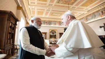 <p>पोप फ्रांसिस से मिले...- India TV Hindi