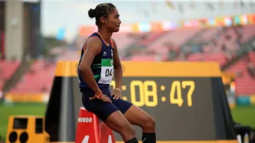 Hima Das infected with Kovid-19, tweeted information- India TV Hindi