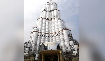 burj khalifa durga pandal- India TV Hindi