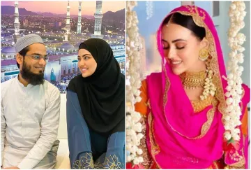 Anas Sayyed Sana Khan wedding anniversary- India TV Hindi