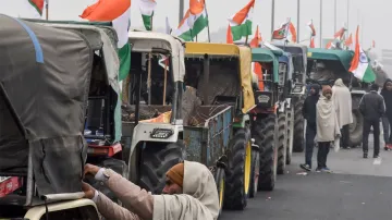 Farmers Tractor march, Farmers, Farmers Protest, Tractor march Parliament- India TV Hindi