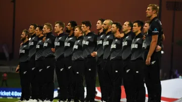 <p>T20 World Cup: England, New Zealand teams observe a...- India TV Hindi