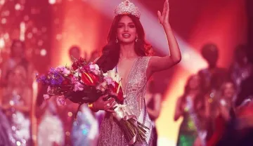 <p>India Harnaaz Sandhu wins Miss Universe 2021</p>- India TV Hindi