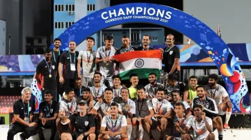<p>2021 was a fantastic year for indian football team</p>- India TV Hindi