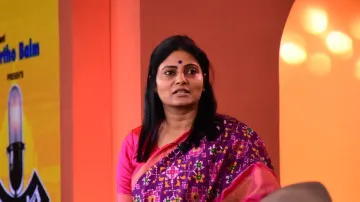 Anupriya Patel at India TV Chunav Manch 2022- India TV Hindi