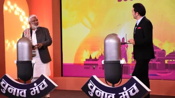 Swatantra Dev Singh at India TV Chunav Manch 2022- India TV Hindi