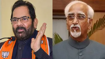 Mukhtar Abbas Naqvi, Mukhtar Abbas Naqvi Hamid Ansari, Hamid Ansari- India TV Hindi