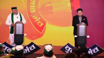  Rakesh Tikait at INDIA TV Chunav Manch 2022- India TV Hindi