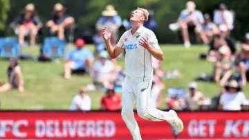 <p>New Zealand pacer Kyle Jamieson fined for using...- India TV Hindi