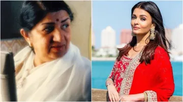 Aishwarya Rai Bachchan and Lata Mangeshkar - India TV Hindi