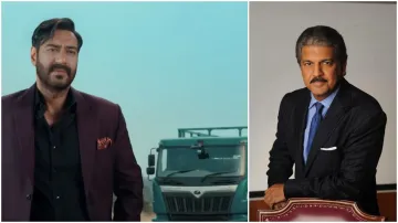 Anand Mahindra need Z security from Ajay Devgan truck advertisement - India TV Hindi