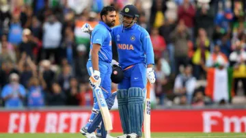 File photo of Rohit Sharma and MS Dhoni- India TV Hindi