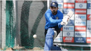 KL Rahul joined the squad and sweated it out in the practice session today- India TV Hindi