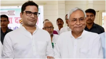 Prashant Kishor with Nitish Kumar- India TV Hindi