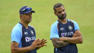 Rahul Dravid And Shikhar Dhawan (File Photo)- India TV Hindi