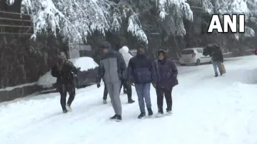 Snowfall in Himachal Pradesh- India TV Hindi