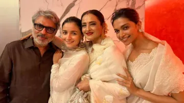 Alia Bhatt, Deepika Padukone, Rekha and Sanjay Leela Bhansali - India TV Hindi