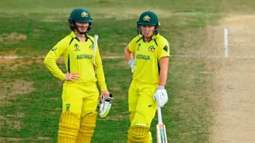 File photo of Australian cricketers Rachael Haynes and Alyssa Healy during the ICC Women's World Cup- India TV Hindi