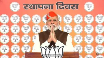 PM Modi Full Speech on BJP's 42nd foundation day.jpg- India TV Hindi