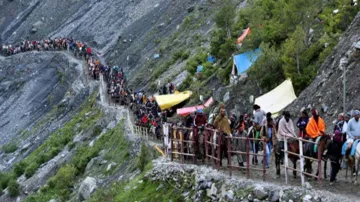 Amarnath Yatra, Amarnath Yatra Drone, Amarnath Yatra CRPF, Amarnath Yatra J&K Police- India TV Hindi