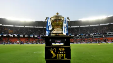 <p>IPL 2022 Trophy, Narendra Modi Stadium Ahmedabad</p>- India TV Hindi