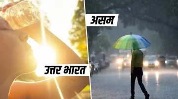 Heat Wave in North India Rain in Assam- India TV Hindi