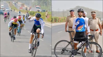  Adil Altaf Wins First Cycling Gold for Jammu and Kashmir - India TV Hindi