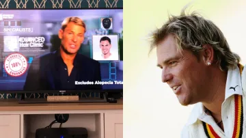 <p>Shane Warne advertisement</p>- India TV Hindi