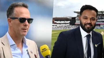 <p>Michael Vaughan and Azeem Rafiq</p>- India TV Hindi