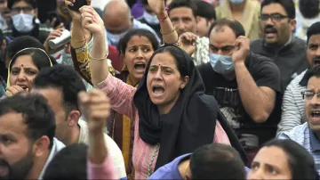 Kashmiri Pandits Protest- India TV Hindi