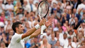 <p>Novak Djokovic at Wimbledon 2022</p>- India TV Hindi