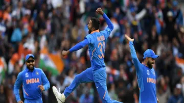 <p>Rohit Sharma, Hardik Pandya and Virat Kohli</p>- India TV Hindi