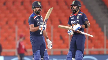 <p>Rohit Sharma and Virat Kohli</p>- India TV Hindi