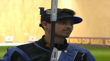 ISSF World cup, shooting world cup, swapnil kusale, 50m Rifle 3 Positions, issf, 2022, स्वप्निल कुस- India TV Hindi