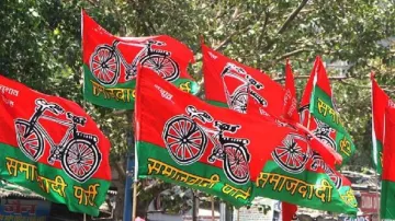 File photo of Samajwadi Party Flag(Representational image)- India TV Hindi