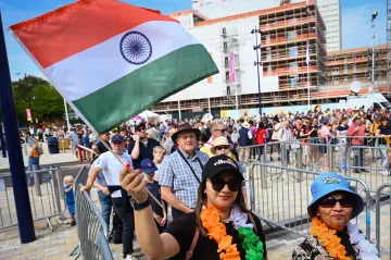 Indian fans at CWG 2022- India TV Hindi