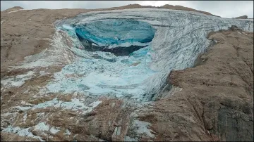 Alpine glacier collapse- India TV Hindi