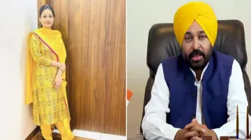 Gurpreet kaur and Bhagwant Mann- India TV Hindi