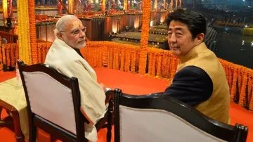 Shinzo Abe, Shinzo Abe PM Modi, Modi Abe, Shinzo Abe India, Shinzo Abe shot- India TV Hindi
