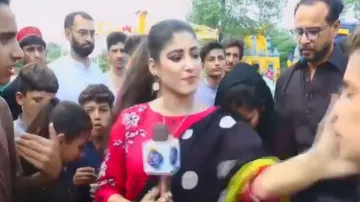 Pakistan Reporter Slapping Video- India TV Hindi