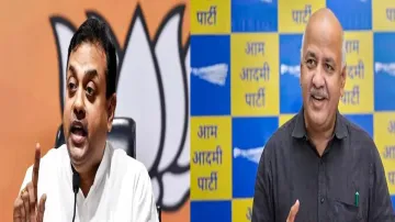 BJP Spokesperson Sambit Patra And Delhi Deputy Chief Minister Manish Sisodia(File Photo)- India TV Hindi