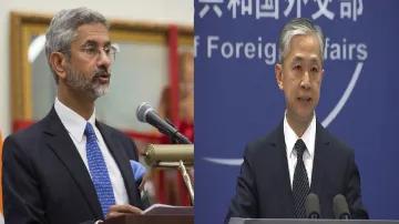 Indian External affairs minister S Jaishankar and China Foreign Ministry spokesperson Wang Wenbin(Fi- India TV Hindi