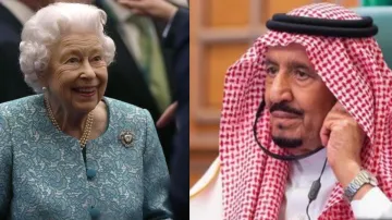 Queen Elizabeth II and Saudi Arabia’s King Salman - India TV Hindi