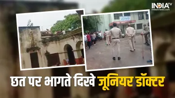 junior doctors misbehave with police- India TV Hindi