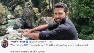 Wasim Jaffer Tweet- India TV Hindi